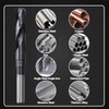 5/8 Cobalt Drill Bit for Metal and Hardened Steel, 1/2