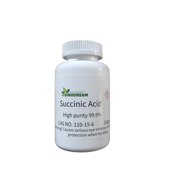 succinic Acid high Purity 99.5% min 100g