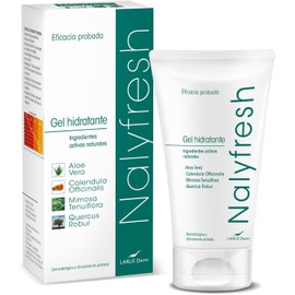 Nalyfresh Gel Hidratante con Aloe Vera, Calendula Officinalis, Mimosa Tenuiflora y Quercus Robur, Ingredientes Naturales 75 ML