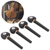 4Pcs Cello Pegs String Tuning Hand Carved Ebony Wood Musical