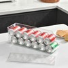 BIINONE Extra Long and Enlarged Soda Can Dispenser with Lid