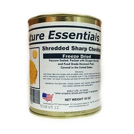 Future Essentials Freeze Dried Shredded Sharp Cheddar Cheese (10 oz)