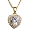 LuckyLy Collares para Mujer Corazón Zirconia Cúbica Regalos para Mamá