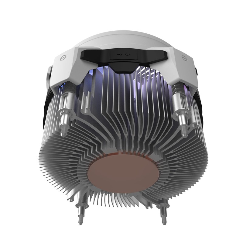 ALSEYE W90 CPU Cooler, Temperature Display CPU Cooler for Small