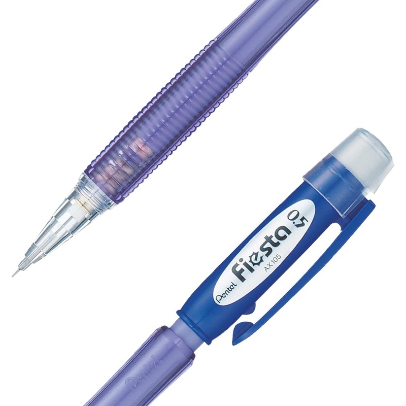 Lapicero Fiesta de Pentel Color Azul 0.5 mm Caja con