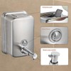 NSCMQSL Commercial Soap Dispenser Wall Mount Stainless Steel Soap Dispenser