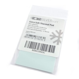 EC360® Silver Soft 12W/mK Thermal Pad 50 x 50 x 0.5 mm Soft