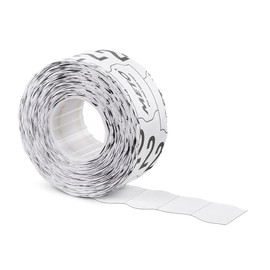 Meto Price Gun Labels (26×16 mm, Two-line, 6,000 Labels, White, Multifunctional Permanent and deep-Freeze, for METO, Contact, Sato, Avery, Tovel, Samark etc.)