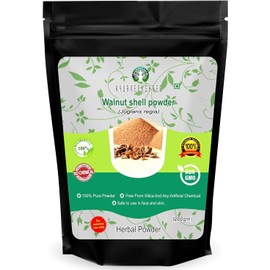 Polvo de cáscara de nuez para fórmula exfoliante, 200 g | Sin sílice ni aditivos artificiales | Para exfoliante natural casero | Mascarilla exfoliante facial que exfolia la piel suavemente