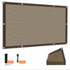 90% Mocha Shade Cloth, Sun Shade Canopy with Grommets for