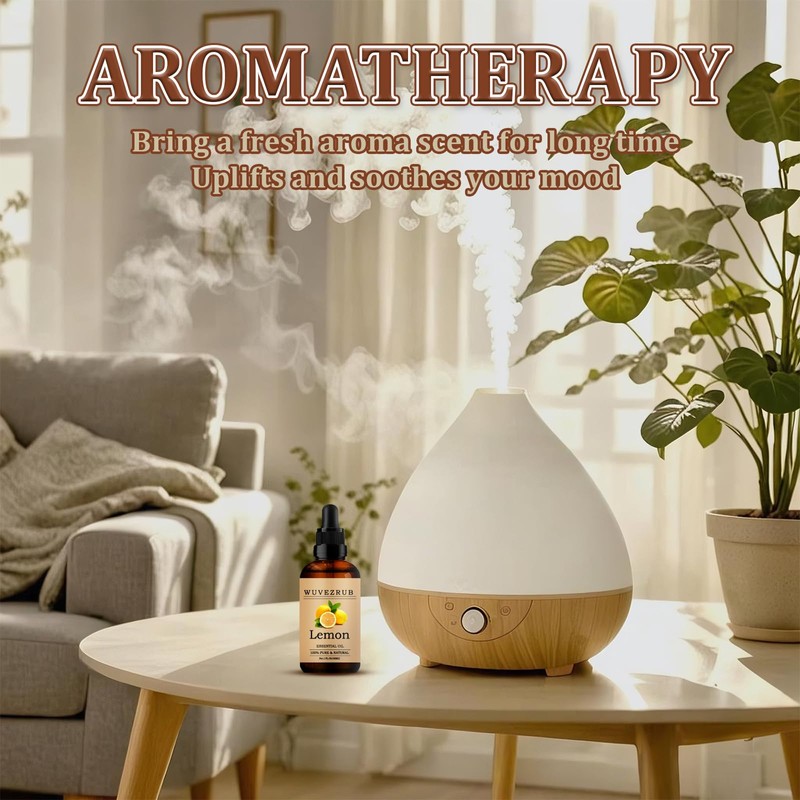 Wuvezrub Lemon Essential Oil 30ML - 100% Pure and Natural