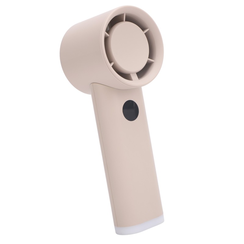 Handheld Fan LED Display Power Adjustable Portable Fan Night Light