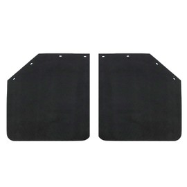 RILONH 24 x 24Inch Mud Flaps for Semi Trucks Tractor Trailer Heavy Duty TPE Polymer Rubber Mudflaps Oversized Splash Guard, Cut Corner Design