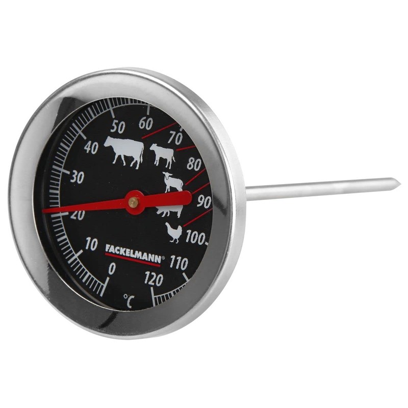 FACKELMANN 63803 Roasting Thermometer, 14 cm, Stainless Steel