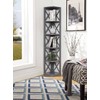 Convenience Concepts Oxford 5 Tier Corner Bookcase, Gray