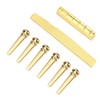 Brass Guitar Saddle Nut Replacement, Stable and, Easy to Use,