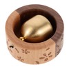 Levemolo Brass Wooden Door Bell Magnetic Attaching Door Chime Home