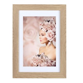 IDEAL TREND Picture Frame Wooden Frame Plexi Acrylic Collage Wall Decoration Poster Square S215: Colour: Natural | Format: 15 x 20 cm