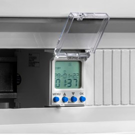 ORNO PRE-433 DIN Rail Timer 52 Programmes, 3 Menu Languages, 2 Modules, DIN TH-35 mm