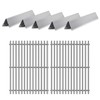 LPTNFRTN 2PACK 7638 Grill Cooking Grates with 5PACK 7636 Flavorizer