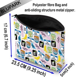 Portland Fans Gift We Can Pickle Makeup Bag Funny TV Quote Toiletry Bag Bird Owner Gift TV Lovers Cosmetic Bag (We Can Pickle)