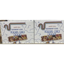 Trader Joe's 2 PACK Traders Joe's Rainbow's End Trail Mix Bars 7.05 oz Each Box NEW ITEM