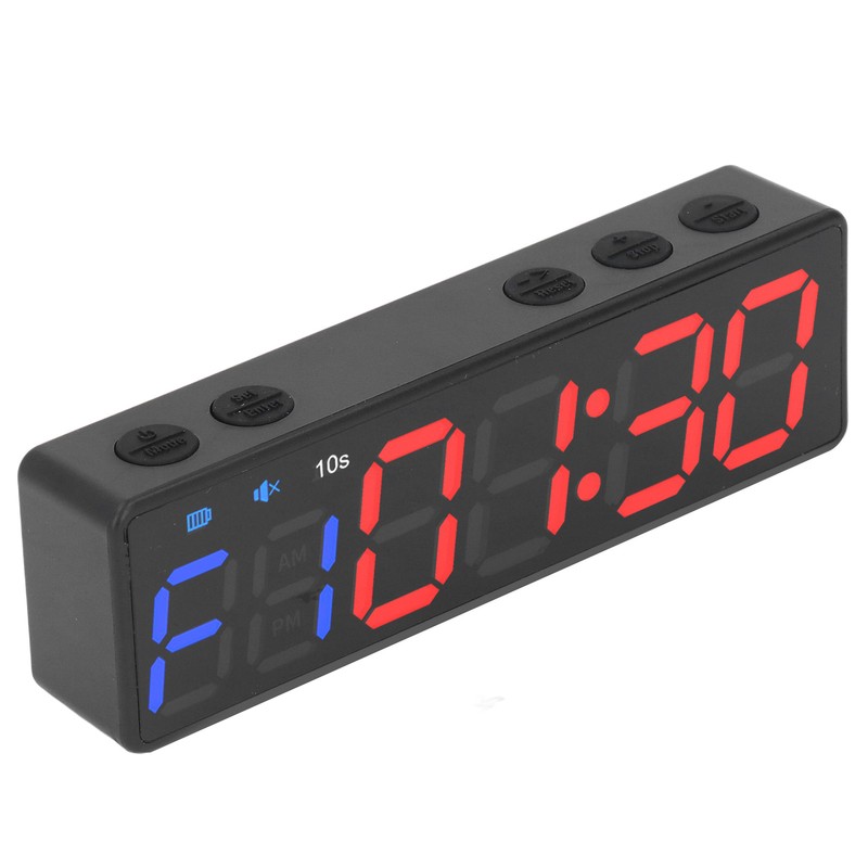 Gym Timer Portable Workout Interval Timer Fitness Clock Large Digital