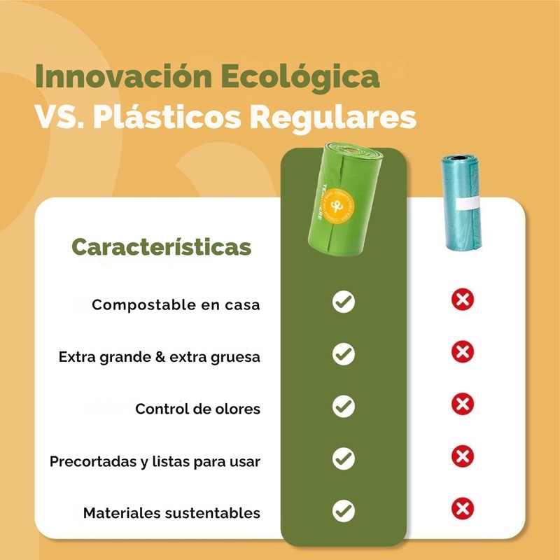 Tottem eco - Bolsas compostables para heces de perro. Bolsas