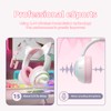 Wireless Cat Ear Headphones with RGB Lights – Tri-Mode Gaming
