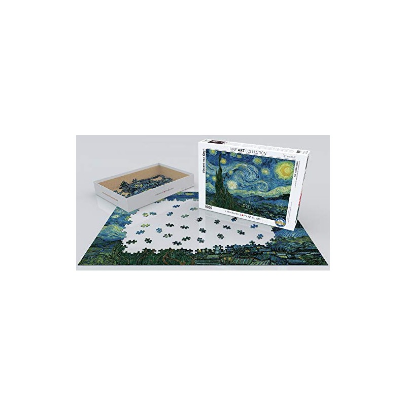 Eurographics Starry Night by Vincent Van Gogh 1000-Piece Puzzle