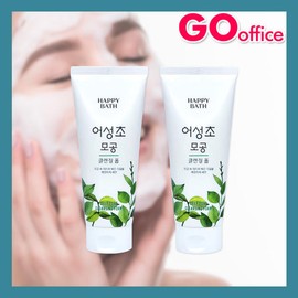 Happy Bath 해피바스/클렌징폼 200g 2개/대나무/라이스/어성초 [01.해피바스) 클렌징폼 200g 어성초 x 2개] Happy Bath/Cleansing Foam 200g 2 Pieces/Bamboo/Rice/Artemisia [01.Happy Bath) Cleansing Foam 200g Artemisia x 2 Pieces]