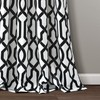 Lush Decor Edward Trellis Curtains Light Filtering Window Panel Set