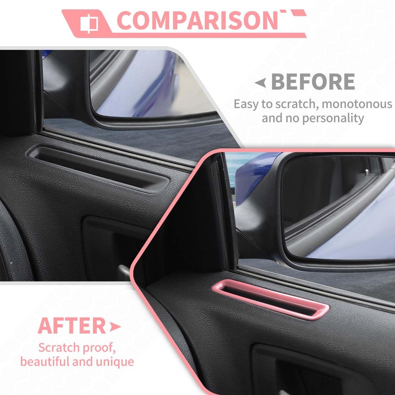 amayum Door Air Conditioner Vent Panel Trim Cover Interior Accessories