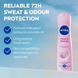 Nivea Pearl Beauty Spray Female Deodorant, 150 ml