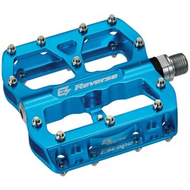 Reverse E-Escape Flat Bicycle Pedal Light Blue