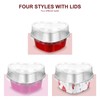 Moldes para tartas en forma de corazón con tapas, 3.4