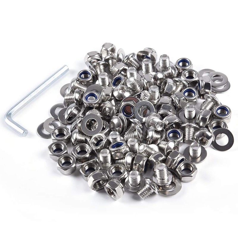 Fender Flares Screw/Bolt Hardware Kit Set Compatible with Chevy Universal