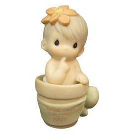 Precious Moments Baby's First Christmas Boy Ornament '97 Retired by Precious Moments