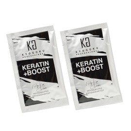 KYOGOKU Keratin Boost + 100% Solution Intensive Care Repair Treatment Set, Powder Treatment, Hair Pack, Hair Treatment