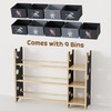 yoopin Toy Storage Organizer with 3 Shelves and 9 Bins,