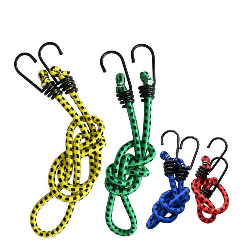 Ram® 10 x Bungee Cords With Hooks Heavy Duty Pack