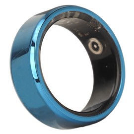 Wearable Smart Ring, Smart Health Ring, Ceramic Stainless Steel Sleep Monitoring, Phone Camera Control, IP68 with APP for Men Women (No. 10)