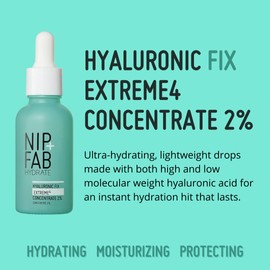 Nip+Fab Christmas Gift Set - AM to PM Trio Set, The Full Cycle of Hydration for Plump, Smooth, Dewy Face Skin, Bestselling Hyaluronic Fix Extreme4 Range