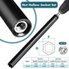 Blulu 9/16" Power Nut Driver Nut Runner Hollow Socket with