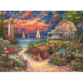 Buffalo Games - Chuck Pinson - Peace After The Storm - 1000 Piece Jigsaw Puzzle for Adults - Challenging Puzzle Perfect for Game Nights - Finished Size is 26.75 x 19.75