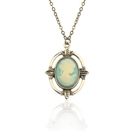 CHOORO Katherine Pierce Cameo Necklace Gift For The Fans, Metal