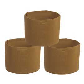 PATIKIL Soccer Captain Armband, 3 Pcs Captain Arm Bands for Soccer Elastic Captain Arm Band Sports Captain Armbands for Youth Adult Football Team Training Coffee