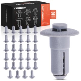 A-Premium 30 PCS Retainer Clip Fasteners Compatible with Dodge Durango 1997-2024 & Ford Pickup 1997-2024 & Chrysler Replaces 5GC71RC3AA, 5GF92RC3AA - for 9mm Hole