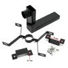Wiltec Wall Mount Black 50 x 120 x 250 mm