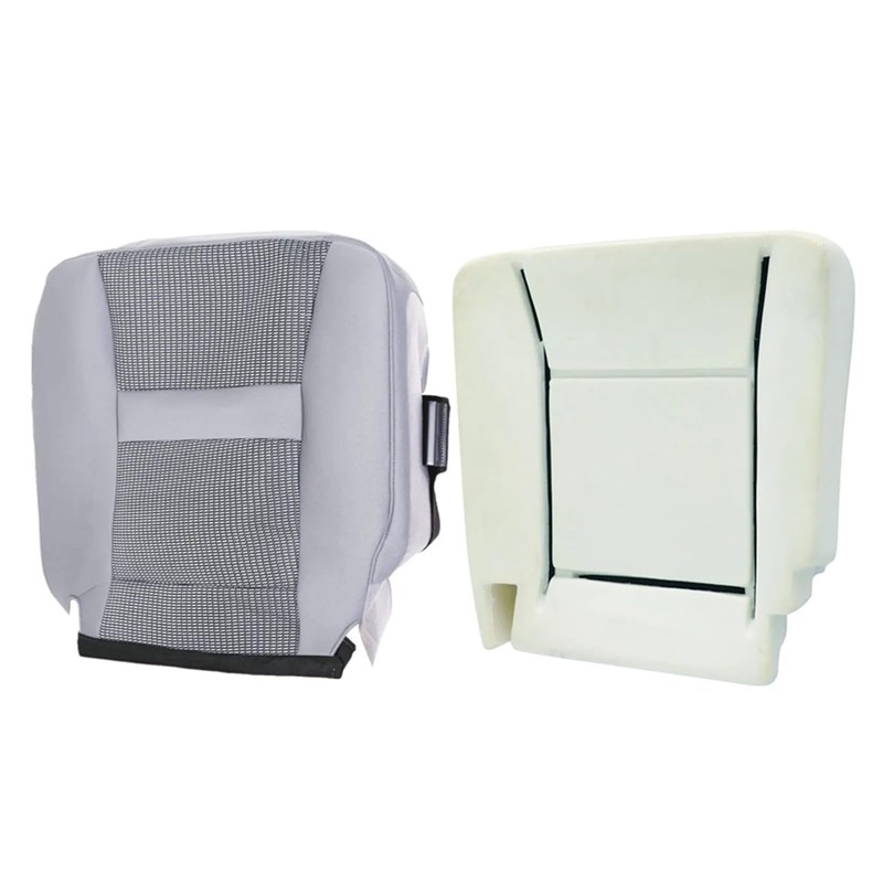NLQR Cloth Gray Front Driver Side Bottom and Seat Cushion